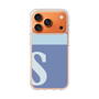 スリムプロテクションケース［ オリジナル - initial two tone - S blue ］