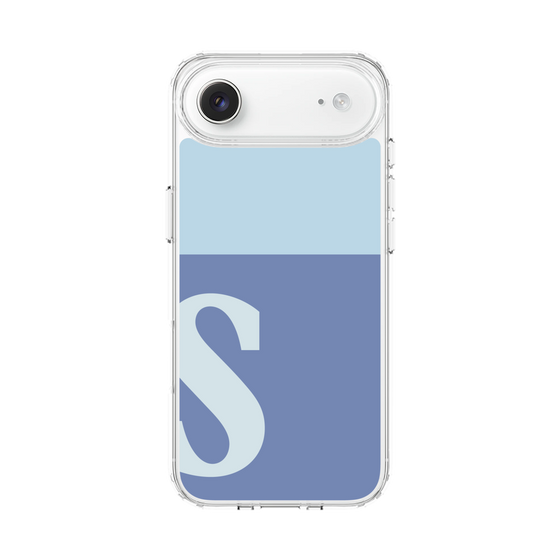 スリムプロテクションケース［ オリジナル - initial two tone - S blue ］