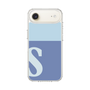 スリムプロテクションケース［ オリジナル - initial two tone - S blue ］
