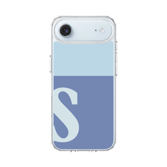 スリムプロテクションケース［ オリジナル - initial two tone - S blue ］