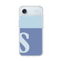 スリムプロテクションケース［ オリジナル - initial two tone - S blue ］