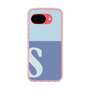 スリムプロテクションケース［ オリジナル - initial two tone - S blue ］