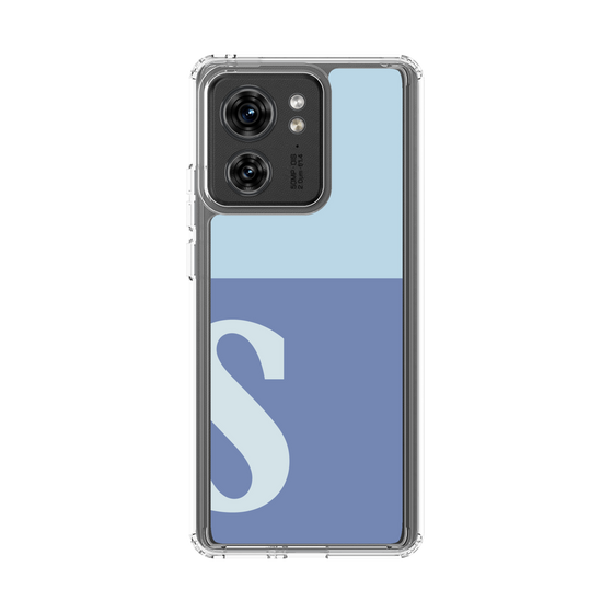 スリムプロテクションケース［ オリジナル - initial two tone - S blue ］