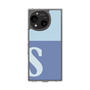 スリムプロテクションケース［ オリジナル - initial two tone - S blue ］