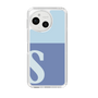 スリムプロテクションケース［ オリジナル - initial two tone - S blue ］