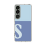 スリムプロテクションケース［ オリジナル - initial two tone - S blue ］