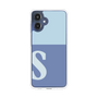 スリムプロテクションケース［ オリジナル - initial two tone - S blue ］