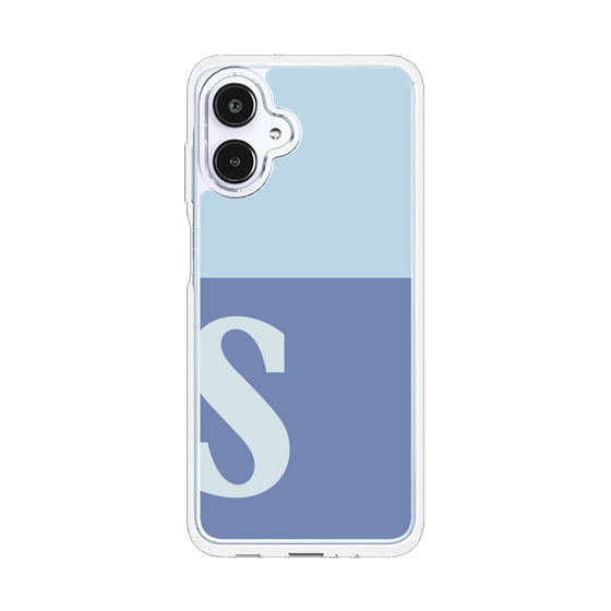 スリムプロテクションケース［ オリジナル - initial two tone - S blue ］