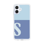 スリムプロテクションケース［ オリジナル - initial two tone - S blue ］