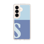 スリムプロテクションケース［ オリジナル - initial two tone - S blue ］