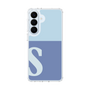 スリムプロテクションケース［ オリジナル - initial two tone - S blue ］