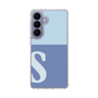 スリムプロテクションケース［ オリジナル - initial two tone - S blue ］