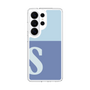 スリムプロテクションケース［ オリジナル - initial two tone - S blue ］