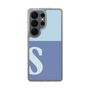 スリムプロテクションケース［ オリジナル - initial two tone - S blue ］