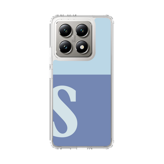 スリムプロテクションケース［ オリジナル - initial two tone - S blue ］