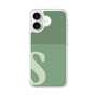 スリムプロテクションケース［ オリジナル - initial two tone - S green ］