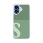スリムプロテクションケース［ オリジナル - initial two tone - S green ］
