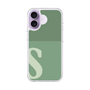 スリムプロテクションケース［ オリジナル - initial two tone - S green ］