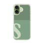 スリムプロテクションケース［ オリジナル - initial two tone - S green ］