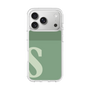 スリムプロテクションケース［ オリジナル - initial two tone - S green ］