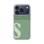スリムプロテクションケース［ オリジナル - initial two tone - S green ］