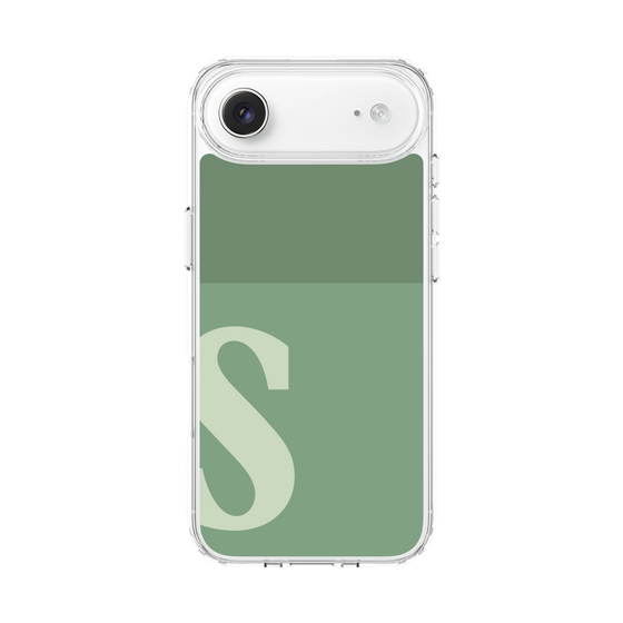 スリムプロテクションケース［ オリジナル - initial two tone - S green ］