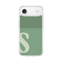 スリムプロテクションケース［ オリジナル - initial two tone - S green ］