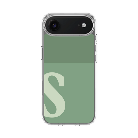 スリムプロテクションケース［ オリジナル - initial two tone - S green ］