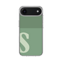 スリムプロテクションケース［ オリジナル - initial two tone - S green ］