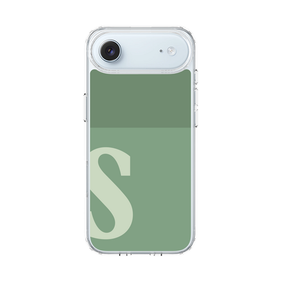 スリムプロテクションケース［ オリジナル - initial two tone - S green ］