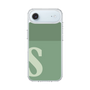 スリムプロテクションケース［ オリジナル - initial two tone - S green ］