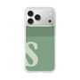 スリムプロテクションケース［ オリジナル - initial two tone - S green ］