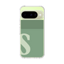 スリムプロテクションケース［ オリジナル - initial two tone - S green ］