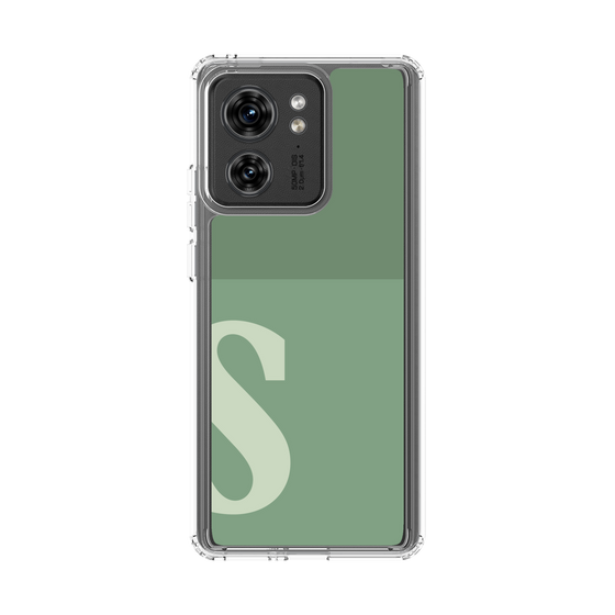 スリムプロテクションケース［ オリジナル - initial two tone - S green ］