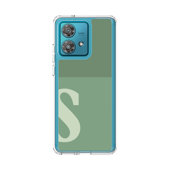 スリムプロテクションケース［ オリジナル - initial two tone - S green ］