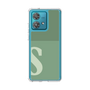 スリムプロテクションケース［ オリジナル - initial two tone - S green ］