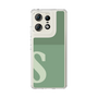 スリムプロテクションケース［ オリジナル - initial two tone - S green ］