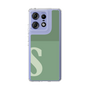 スリムプロテクションケース［ オリジナル - initial two tone - S green ］