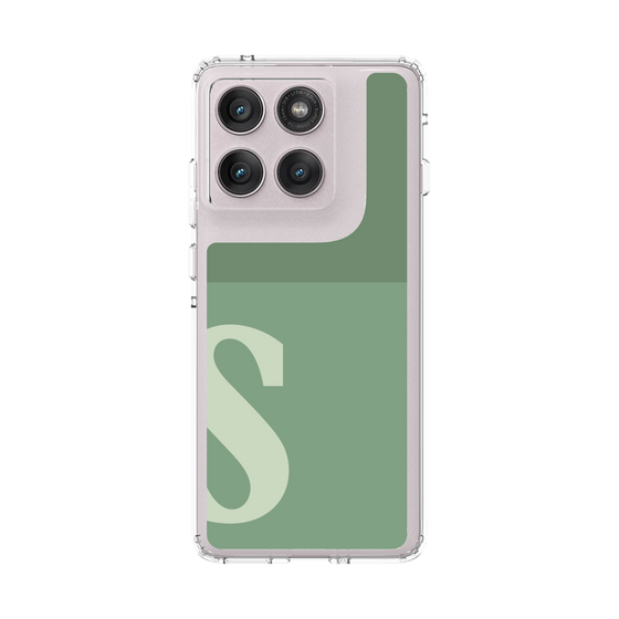 スリムプロテクションケース［ オリジナル - initial two tone - S green ］