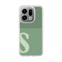 スリムプロテクションケース［ オリジナル - initial two tone - S green ］