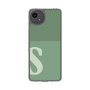 スリムプロテクションケース［ オリジナル - initial two tone - S green ］