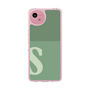 スリムプロテクションケース［ オリジナル - initial two tone - S green ］