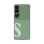 スリムプロテクションケース［ オリジナル - initial two tone - S green ］
