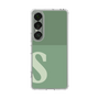 スリムプロテクションケース［ オリジナル - initial two tone - S green ］