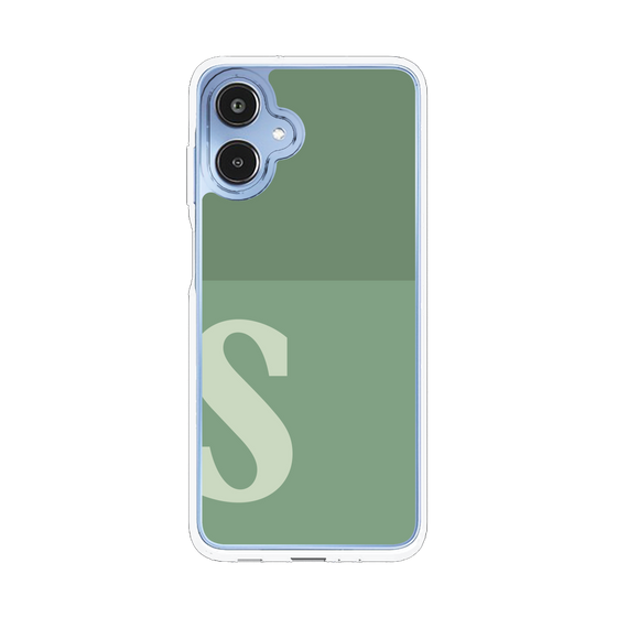 スリムプロテクションケース［ オリジナル - initial two tone - S green ］