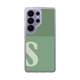 スリムプロテクションケース［ オリジナル - initial two tone - S green ］