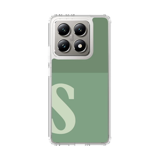 スリムプロテクションケース［ オリジナル - initial two tone - S green ］