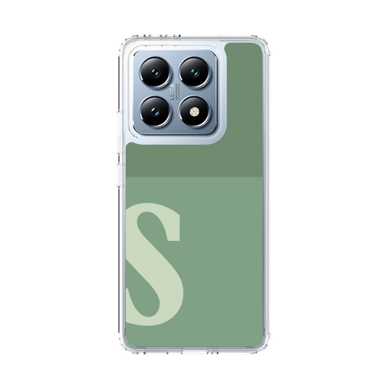 スリムプロテクションケース［ オリジナル - initial two tone - S green ］