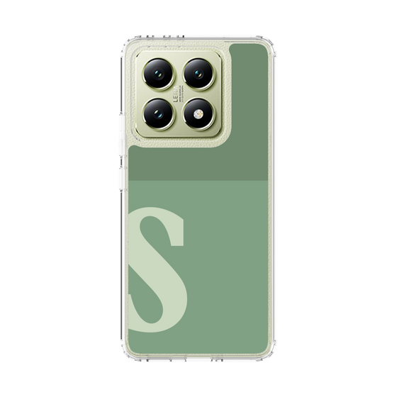 スリムプロテクションケース［ オリジナル - initial two tone - S green ］