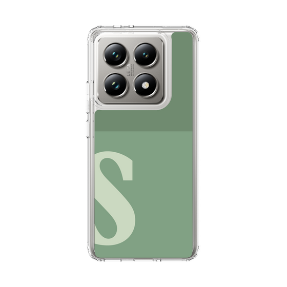 スリムプロテクションケース［ オリジナル - initial two tone - S green ］